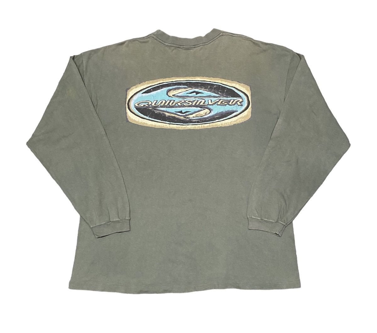 Quiksilver × Vintage 🔥RARE🔥 VINTAGE 90’s QUIKSILVER BIG LOGO LONGSLEEVE T SHIRT Size US XL / EU 56 / 4 - 1 Thumbnail