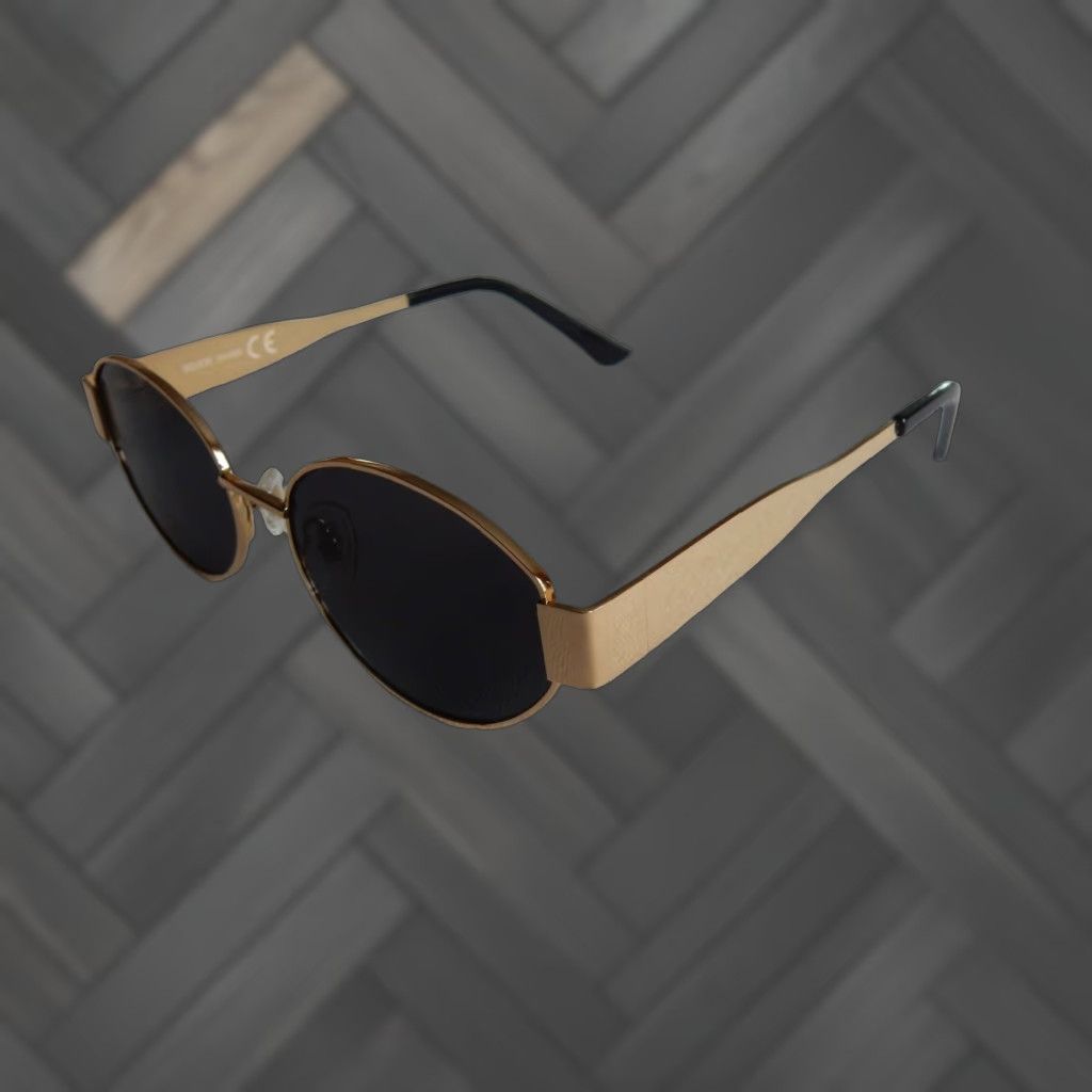 Vintage VINTAGE Sojos Women's Sunglasses Gold 55mm 19mm 145mm Small Scratches Size ONE SIZE - 1 Thumbnail