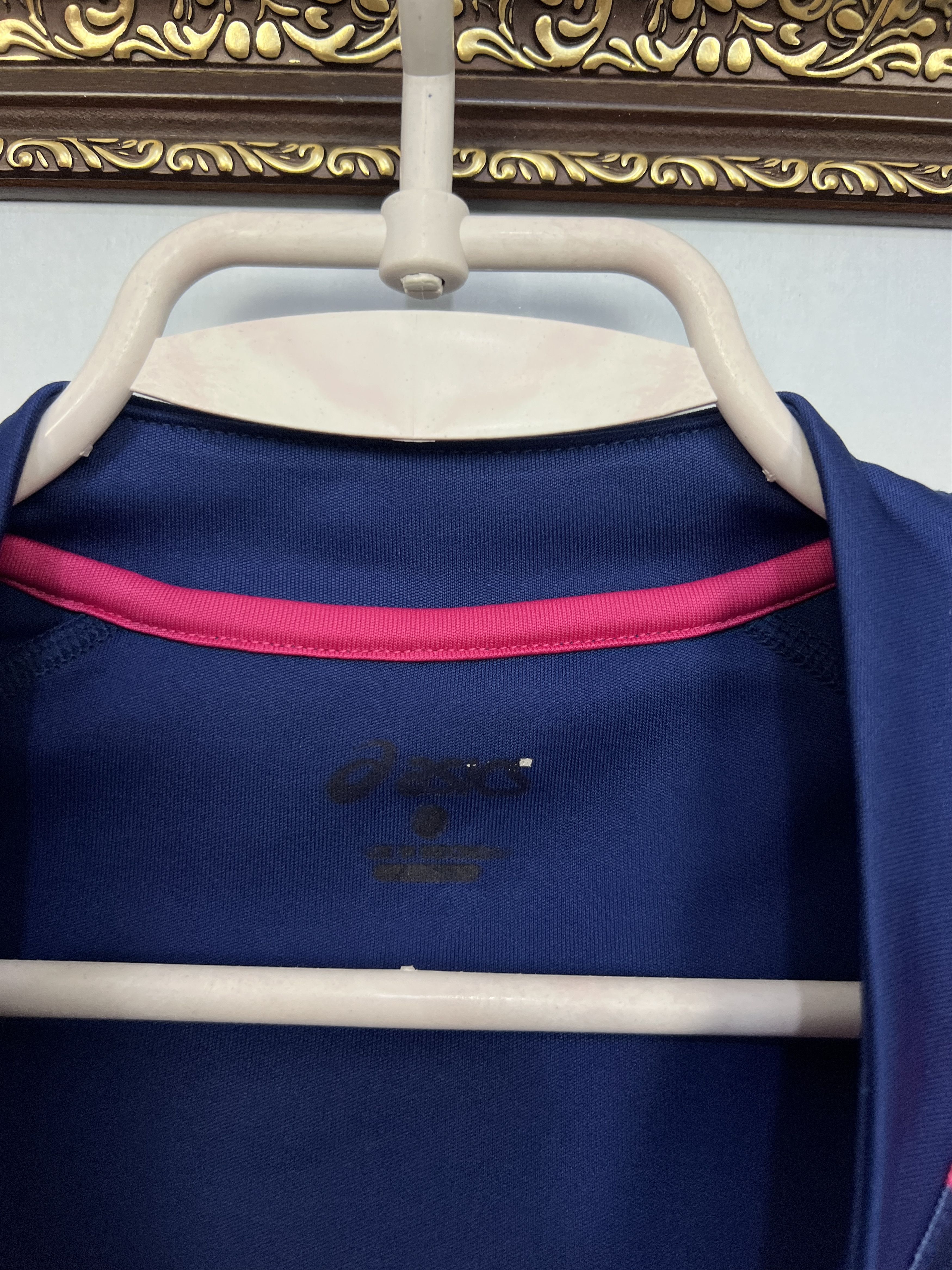 Asics Stade Francais Paris Rugby Union ASICS Mens Shirt Jersey Size US M / EU 48-50 / 2 - 8 Thumbnail