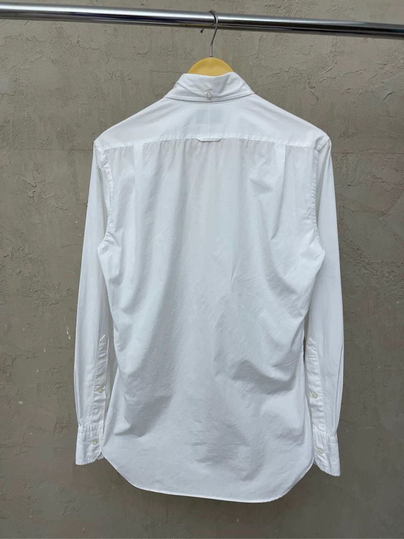 Thom Browne Thom browne White striped pocket shirt 2504-Nextarrow Size US S / EU 44-46 / 1 - 3 Thumbnail