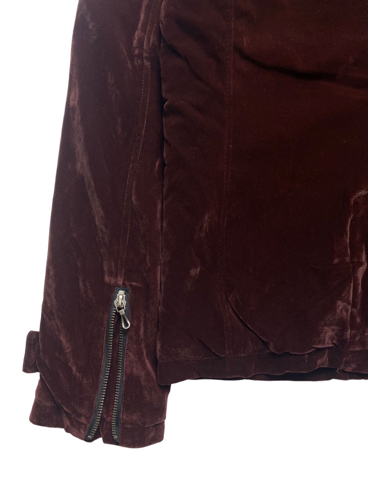 In The Attic 2000s In The Attic - Red Wine Velour Jacket Size US M / EU 48-50 / 2 - 6 Thumbnail