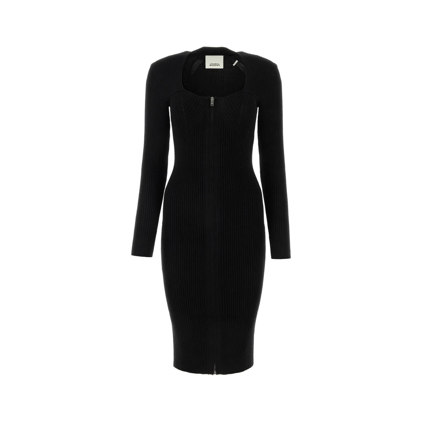 rosette black dress Isabel Marant Black Rany Dress UK 8