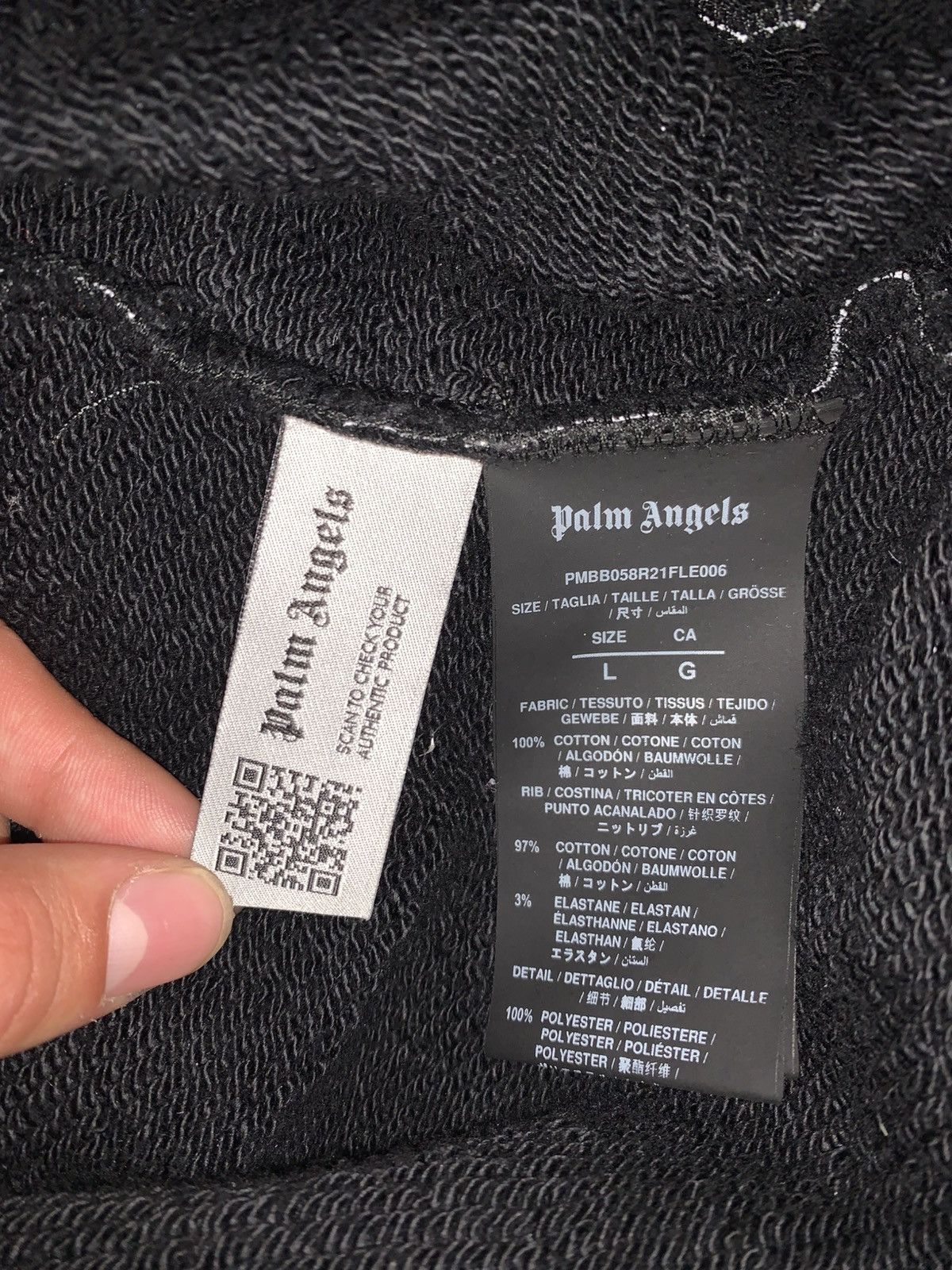 Designer × Palm Angels 10/10 condition Palm Angles hoodie Size US L / EU 52-54 / 3 - 16 Thumbnail