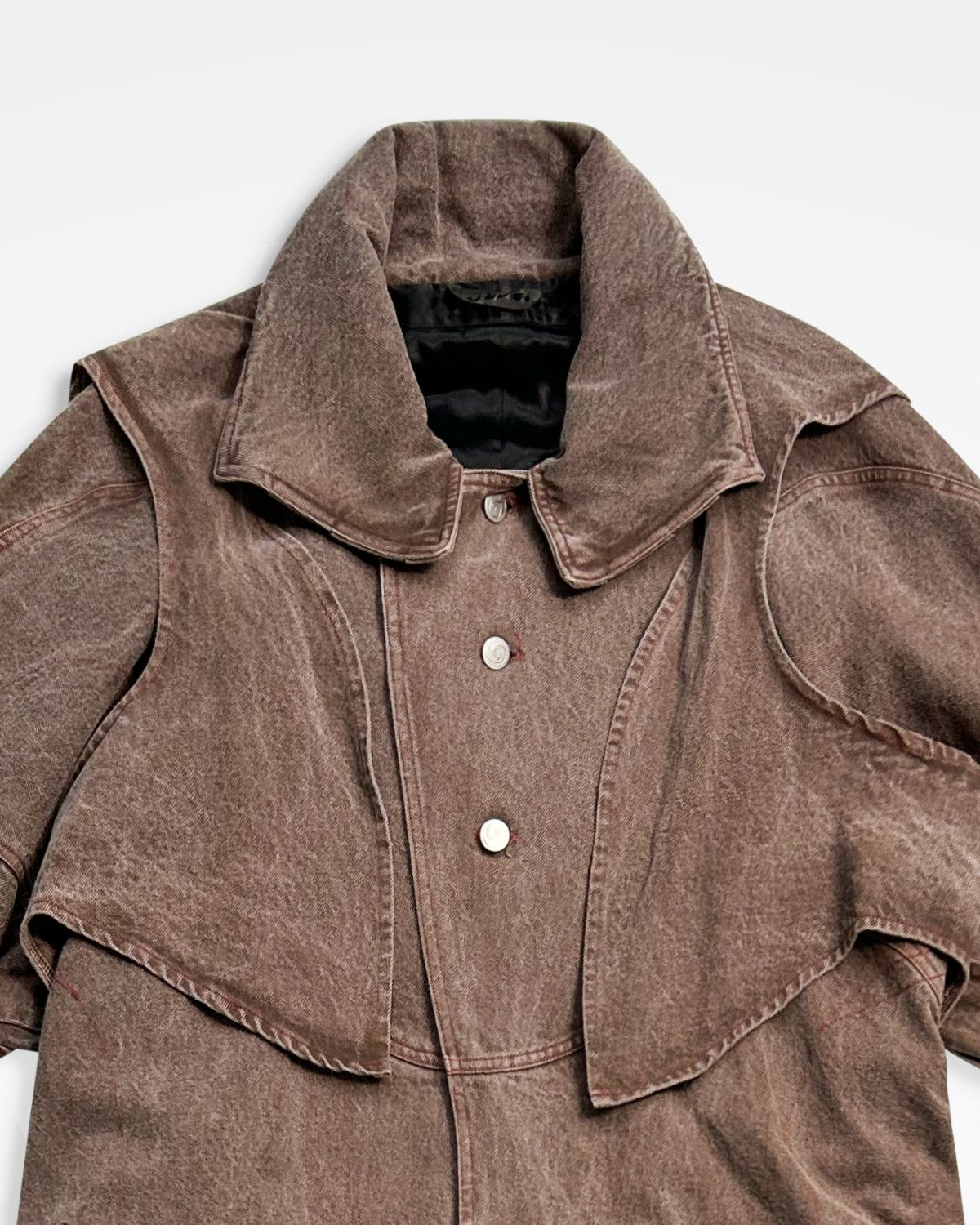 Lueder Lueder, AW24 Civilian Coat Acid Sienna Size US L / EU 52-54 / 3 - 3 Thumbnail