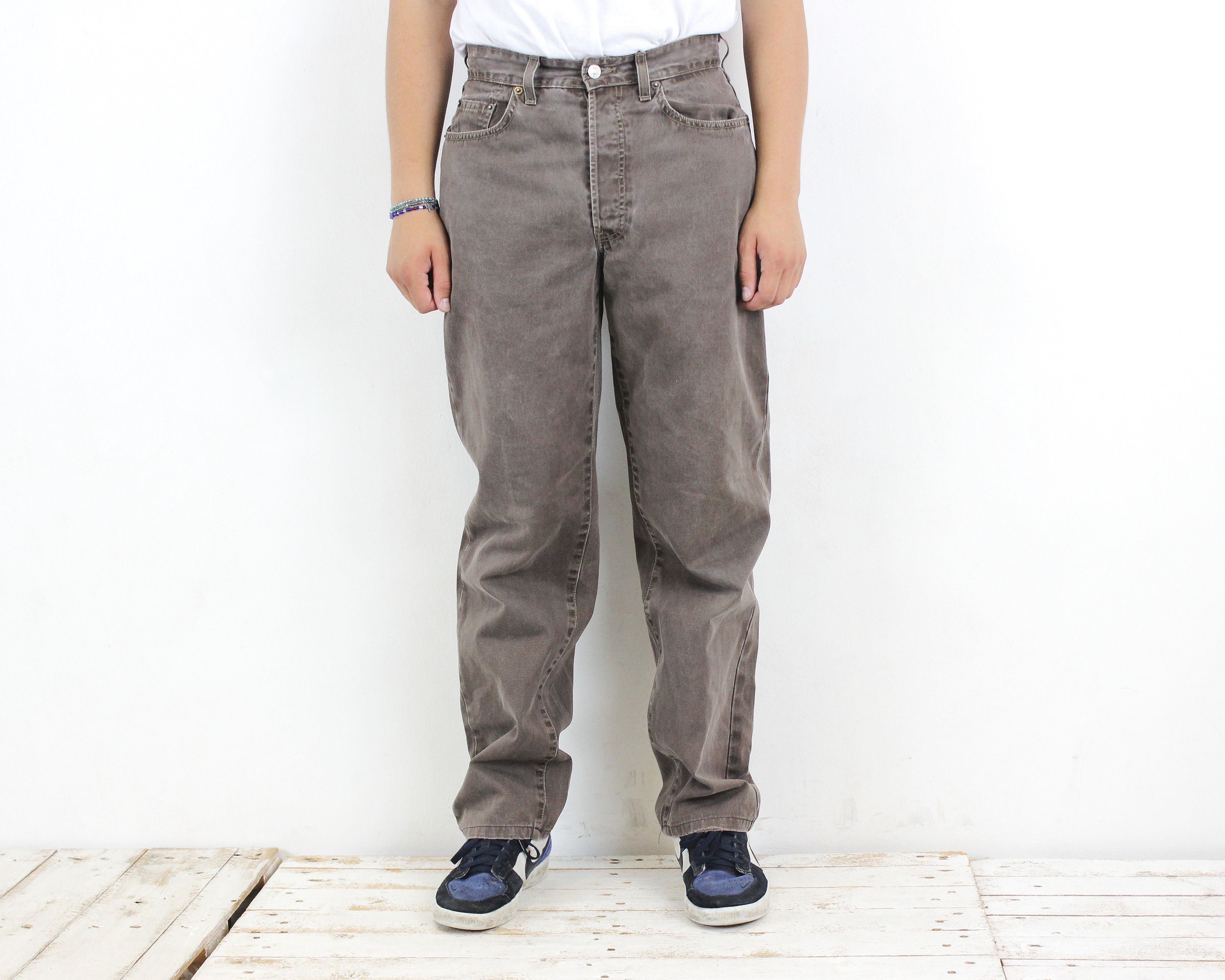Levi's 537 Men W32 L32 Regular Straight Made in Italy Pants Trouser Size US 32 / EU 48 - 2 Thumbnail