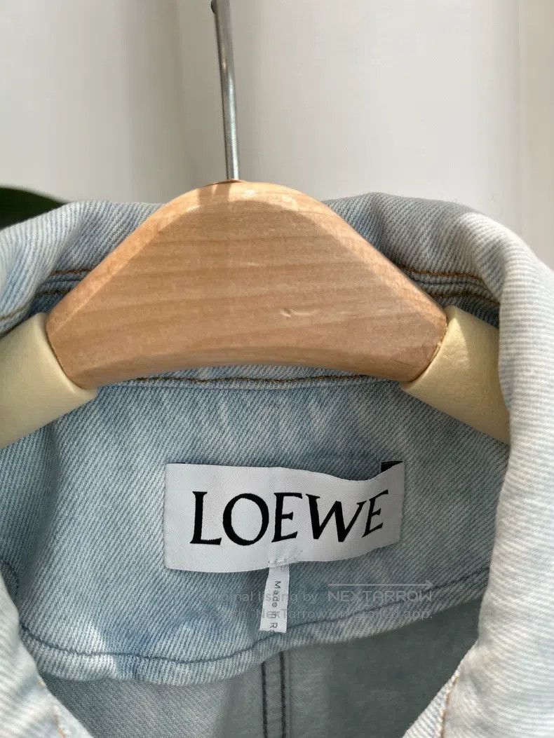 Loewe Loewe Light Blue Washed Denim Jacket Size XXS / US 00 / IT 34 - 2 Thumbnail