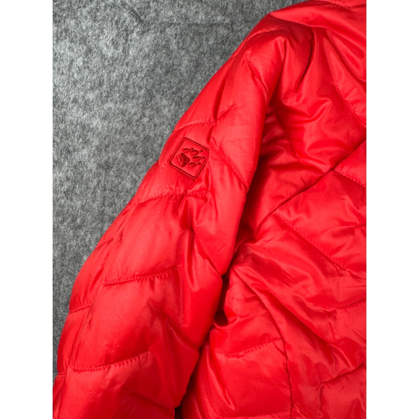 Jack Wolfskin Jack Wolfskin Jacket Women's Medium Red Puffer Down Zip Maxloft QMC Size M / US 6-8 / IT 42-44 - 6 Thumbnail