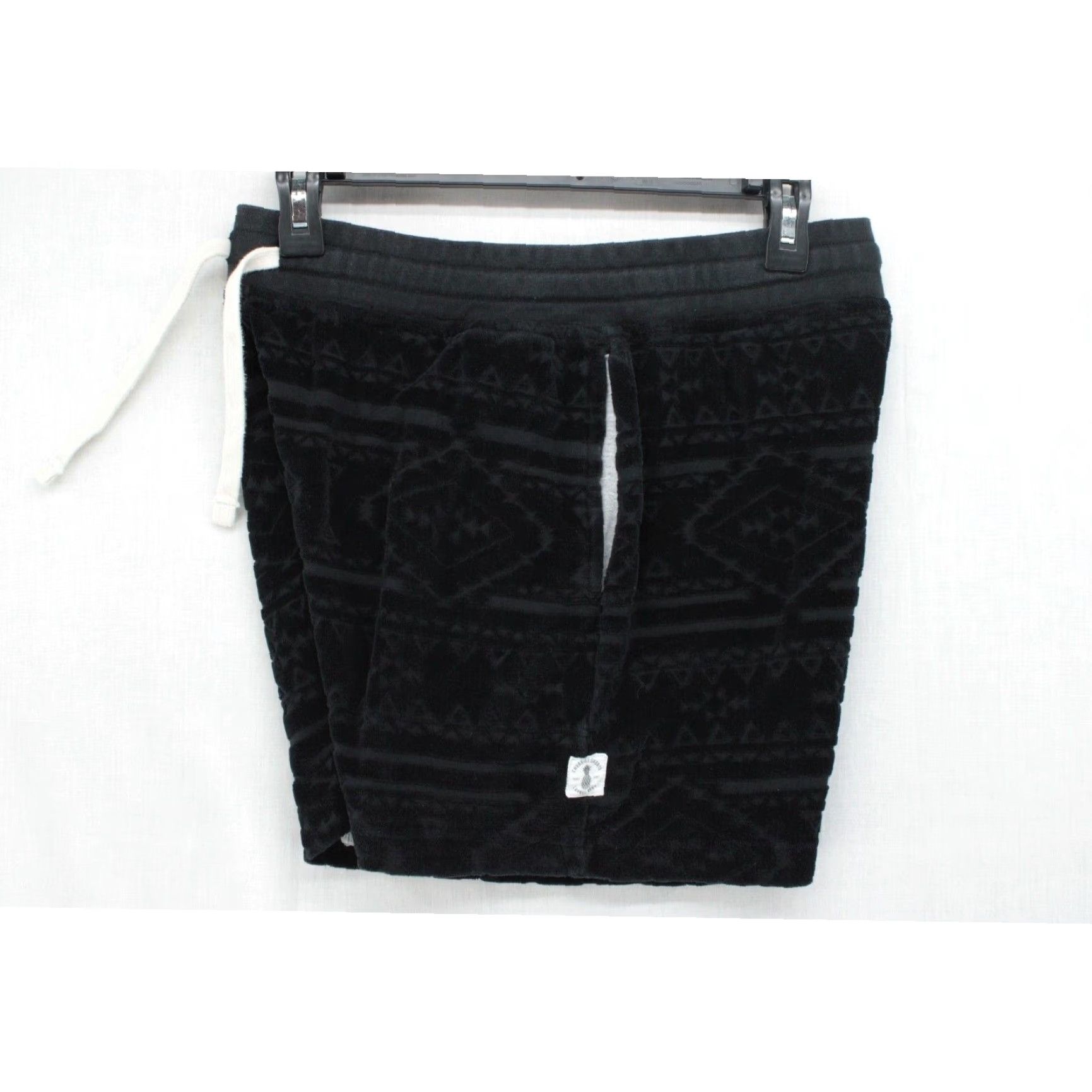 Chubbies Chubbies Lounge Shorts Women's Small Velour 5.5" The Crop Circles Cozy Black Pattern South western Pockets Drawstring Size 28" / US 6 / IT 42 - 6 Thumbnail
