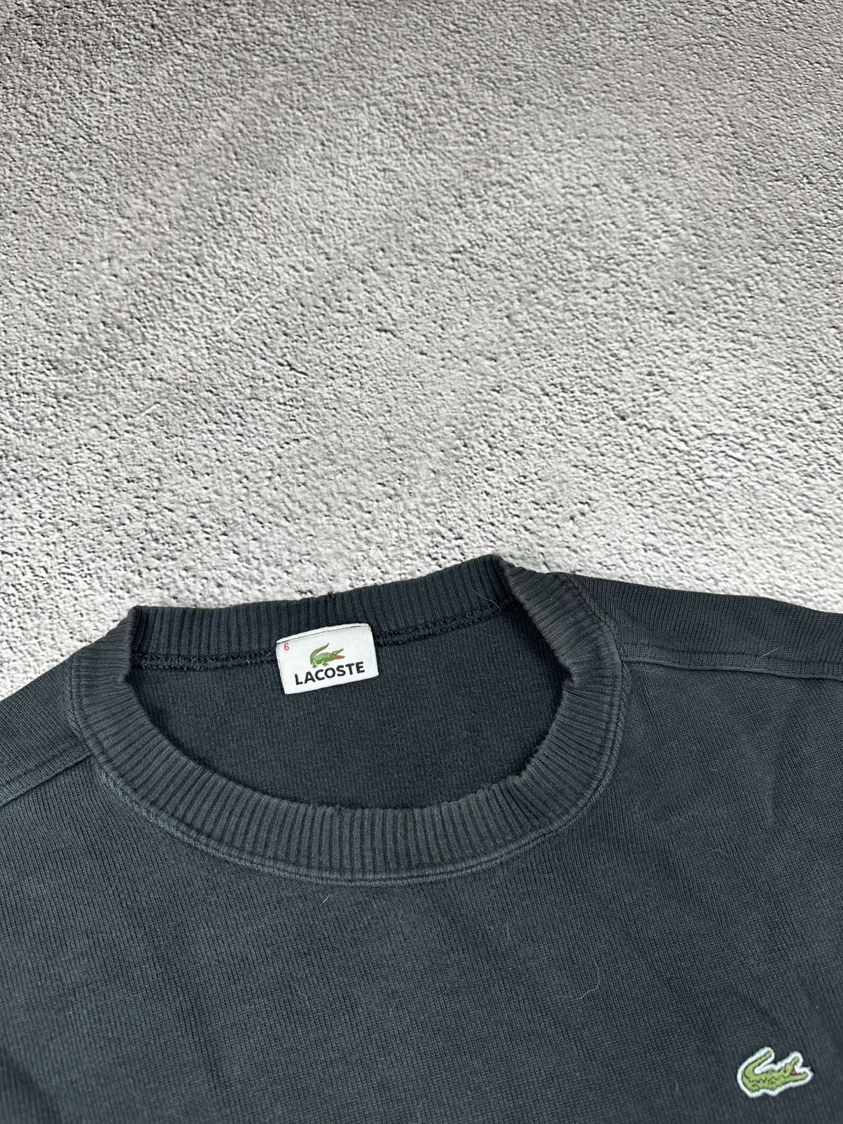 Lacoste Vintage Lacoste Knitwear Sweater Faded Y2K Logo Boxed SK8 Size US XL / EU 56 / 4 - 6 Thumbnail