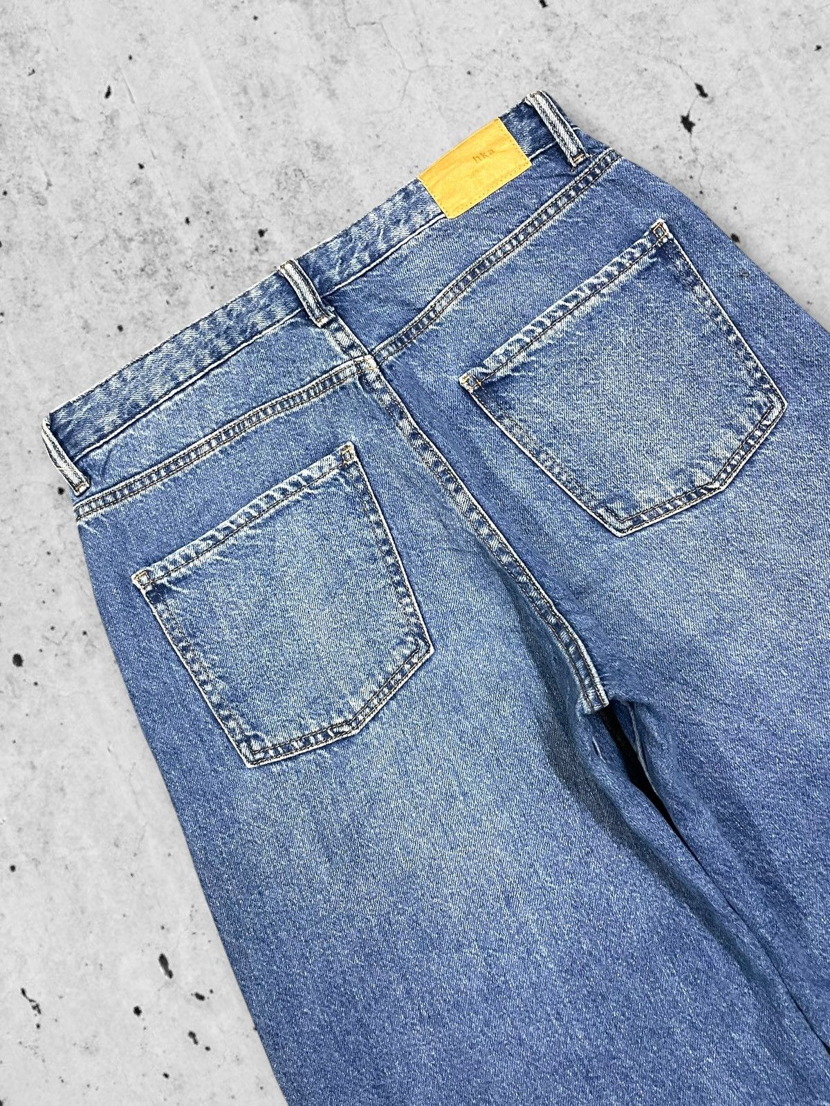 Japanese Brand Japanese Denim Baggy 90s Wide Leg Ripped Blue Straight Jeans Size US 30 / EU 46 - 5 Thumbnail