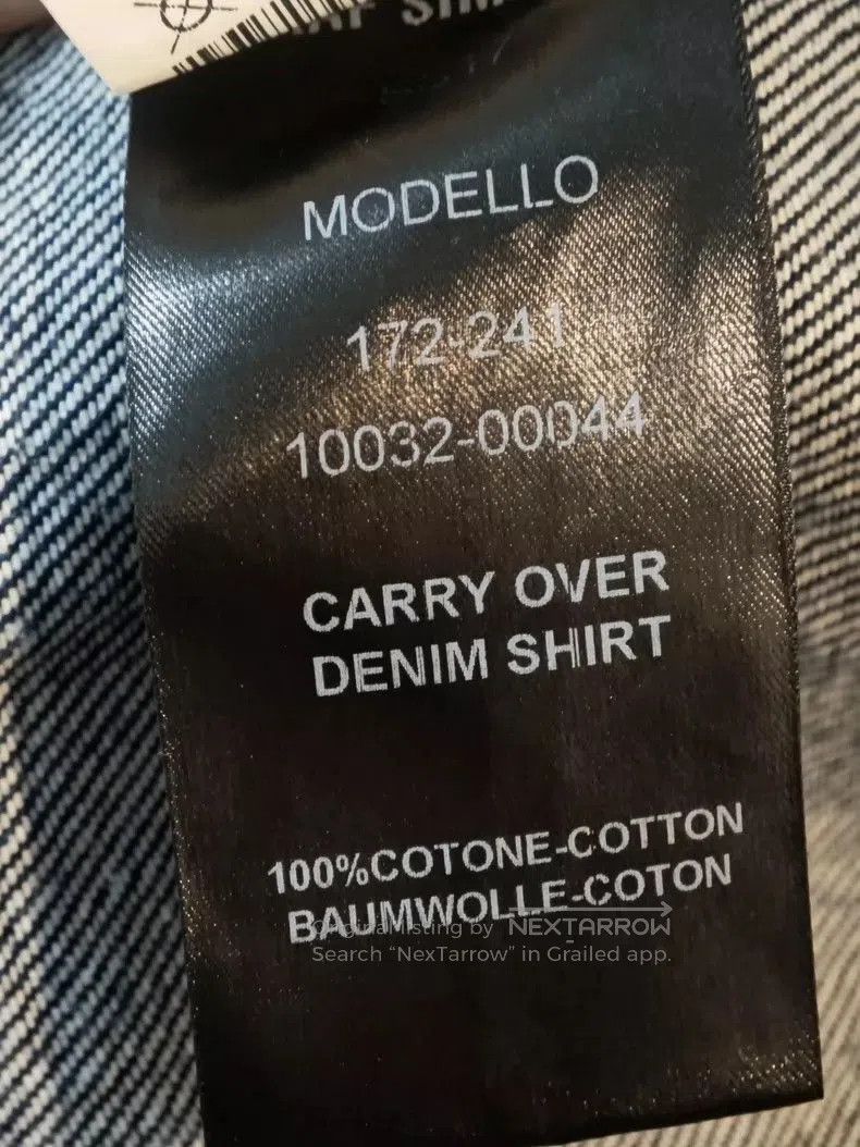Raf Simons Classic Raf Simons Denim Shirt for Collectors. Size US M / EU 48-50 / 2 - 4 Thumbnail