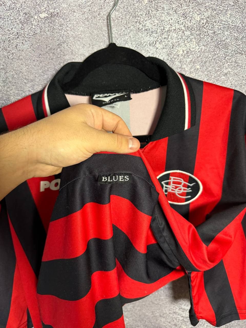 PONY × Vintage 90's Birmingham City 1996/97 Pony Soccer Jersey Size US L / EU 52-54 / 3 - 14 Thumbnail