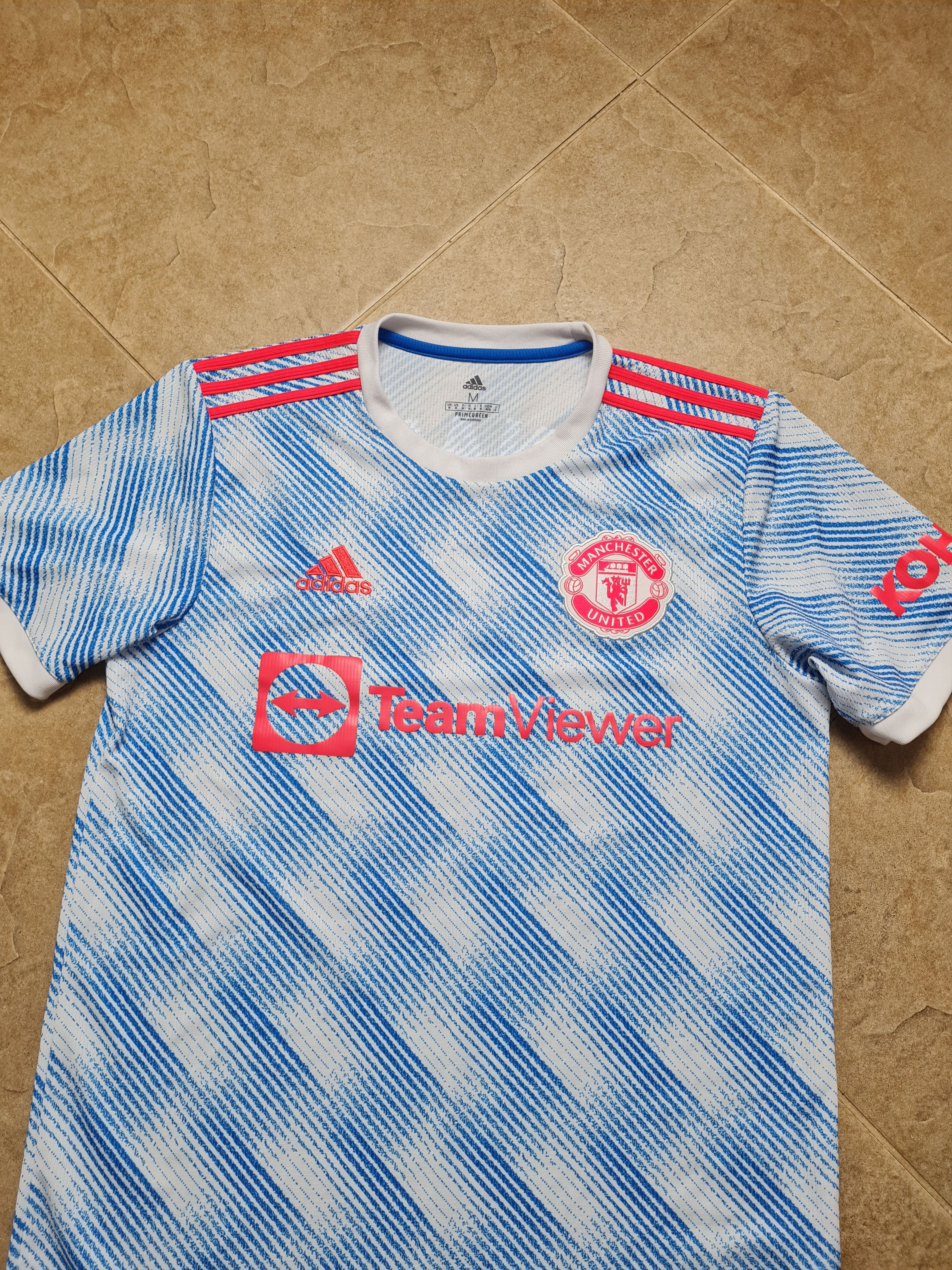 Adidas NWT Adidas Manchester United Kit Soccer Jersey Ronaldo # 7 Size US M / EU 48-50 / 2 - 12 Thumbnail
