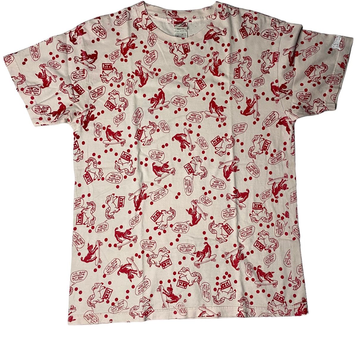 Hysteric Glamour 1990's RNA Unicorn Dog Oil Print Shirt Size US M / EU 48-50 / 2 - 1 Thumbnail
