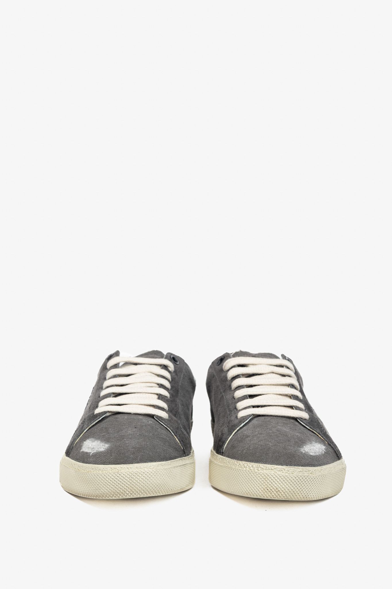 Saint Laurent Paris Saint Laurent Court Classic SL/06 Distressed Sneakers Size US 6 / EU 39 - 2 Thumbnail