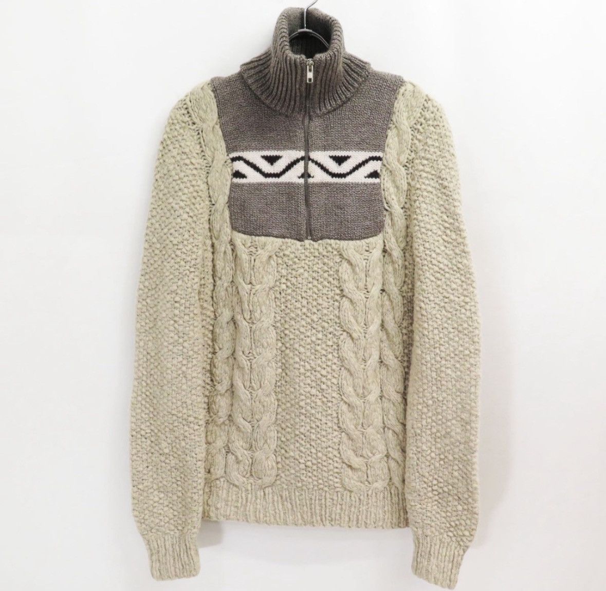 Maison Margiela MAISON MARTIN MARGIELA 10 SWITCHING FISHERMAN KNIT SWEATER Size US M / EU 48-50 / 2 - 1 Thumbnail