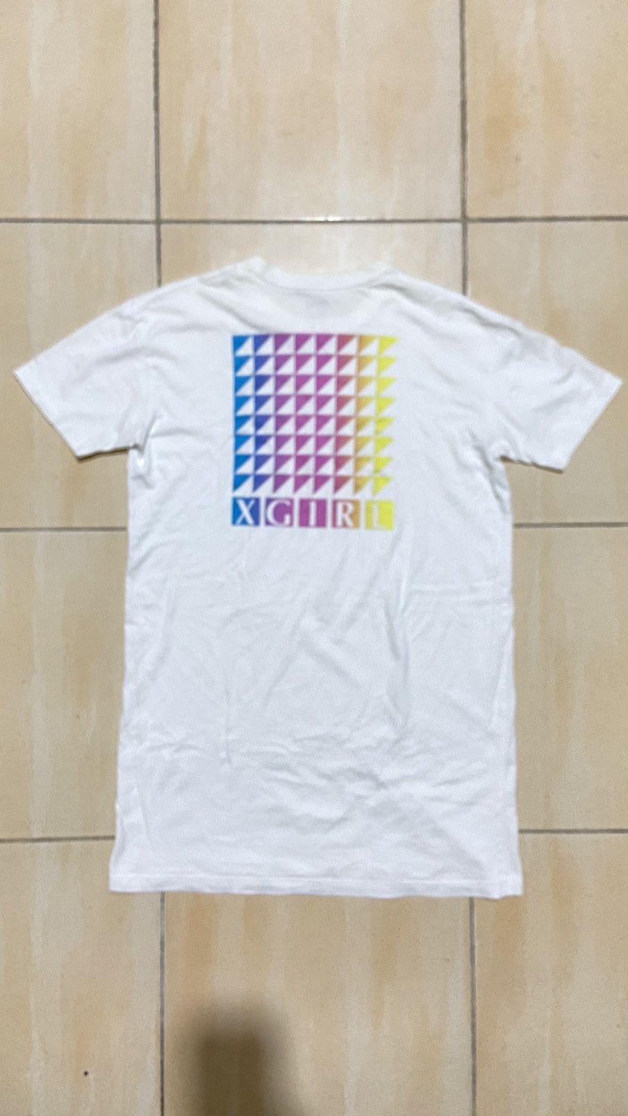 Japanese Brand × Vintage Vintage Y2K X-Girl Rainbow Tee Size US M / EU 48-50 / 2 - 2 Thumbnail