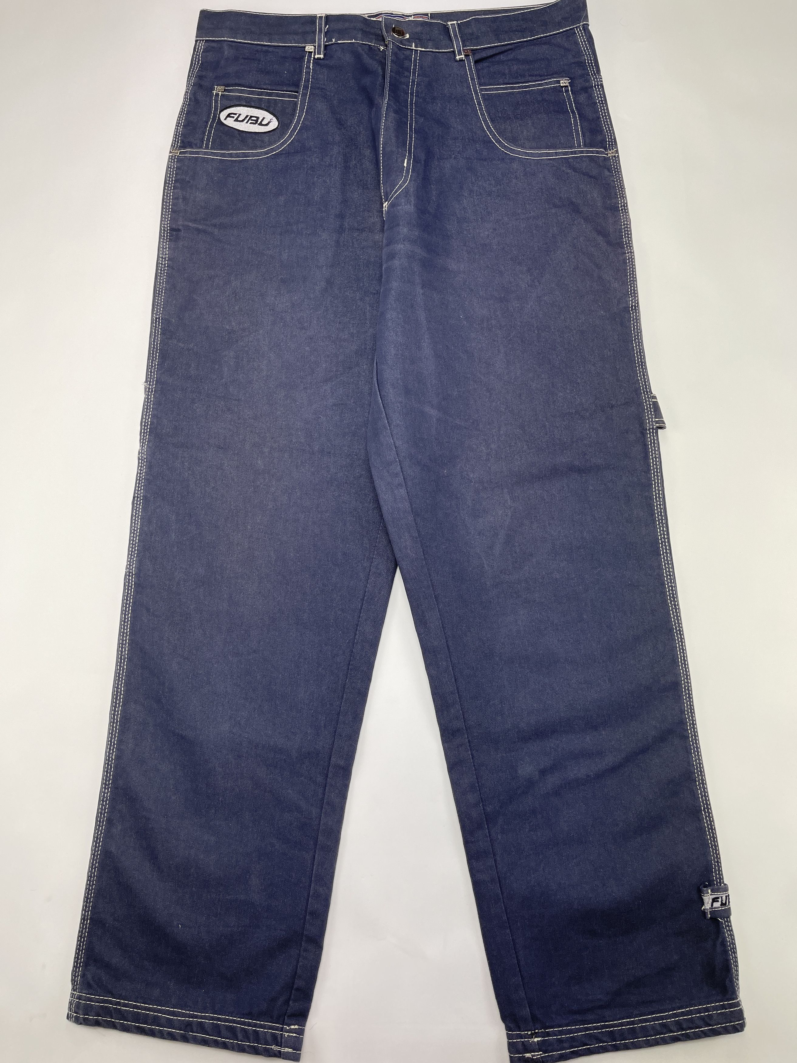 Fubu FUBU jeans, vintage baggy jeans, 90s hip hop skater Y2K 34 Size US 34 / EU 50 - 2 Thumbnail