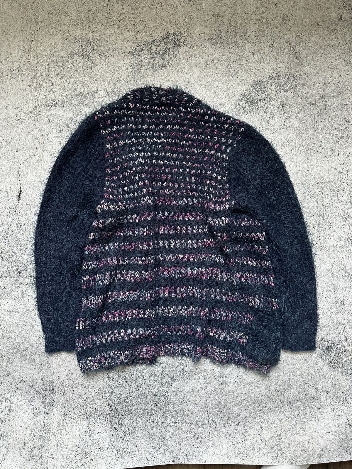 Japanese Brand Faux Fur Sweater Purple Fit Junya Watanabe Style Size S / US 4 / IT 40 - 8 Thumbnail