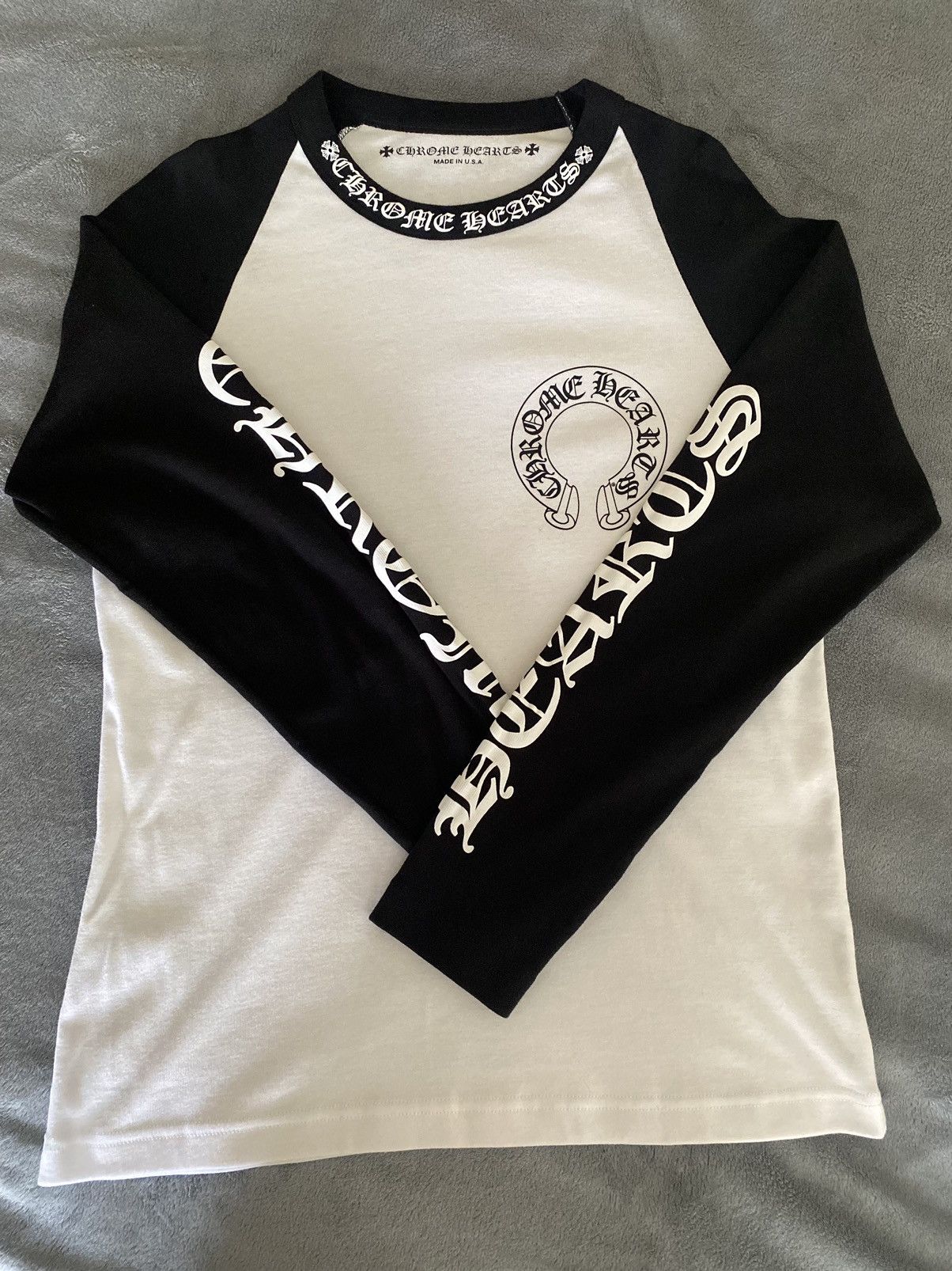 Chrome Hearts Chrome Hearts Horseshoe Baseball Long Sleeve Chrome Hearts Chrome Hearts Horseshoe Baseball Long Sleeve
