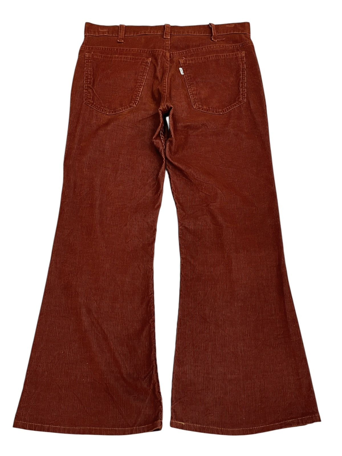 Levi's Vintage Clothing VTG 1982 Levi's 663 White Tab Corduroy Rust Talon 42 Zip USA Size 30" / US 8 / IT 44 - 4 Thumbnail