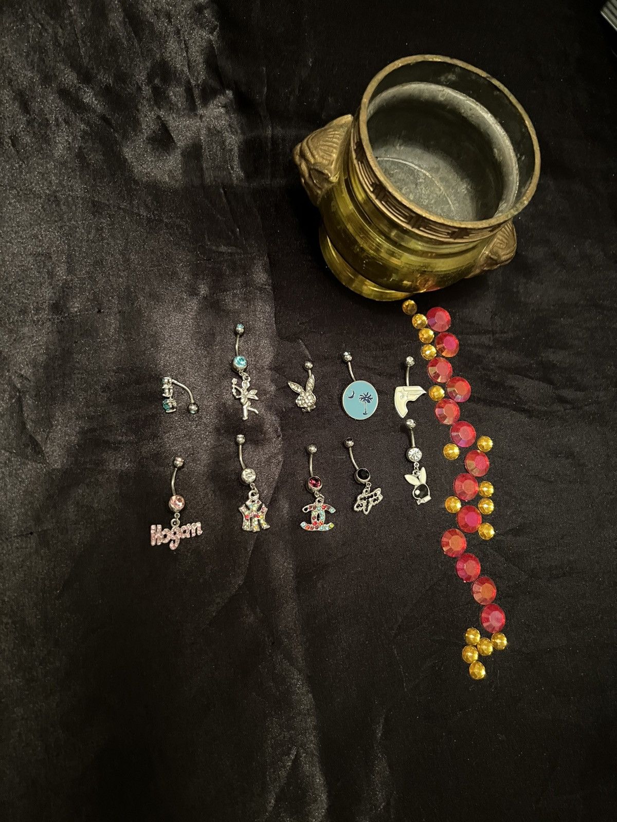 Other 10 Piece Belly Button Rings Size ONE SIZE - 5 Thumbnail