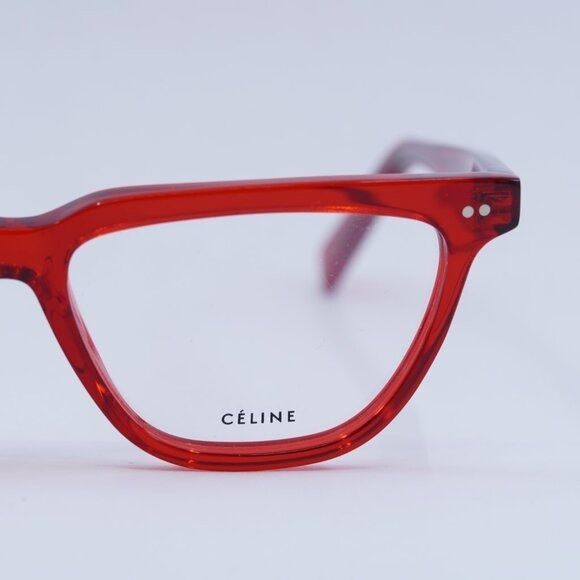 Celine 🕶️ New Celine CL50009I 066 Red Eyeglasses 53mm Size ONE SIZE - 9 Thumbnail