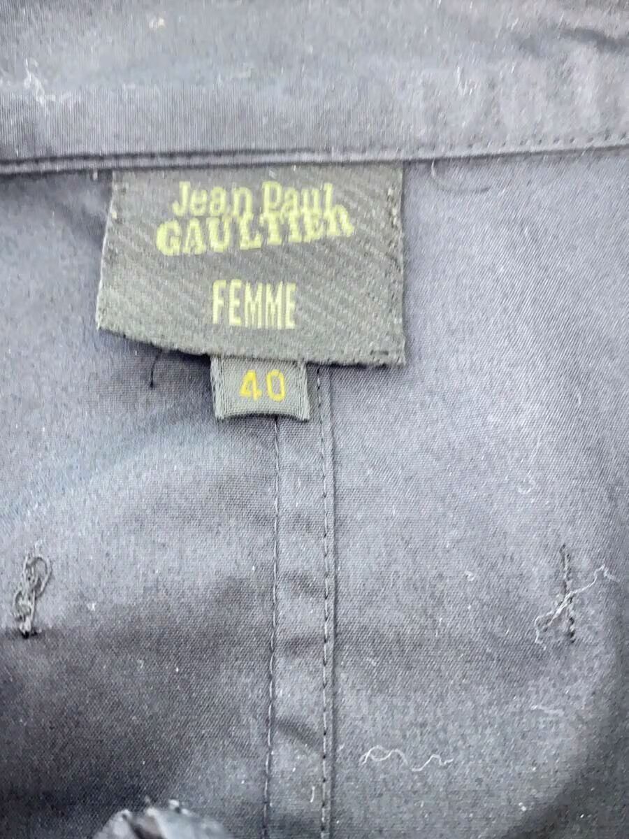 Jean Paul Gaultier Frill Cotton Blouse Size XS / US 0-2 / IT 36-38 - 4 Thumbnail