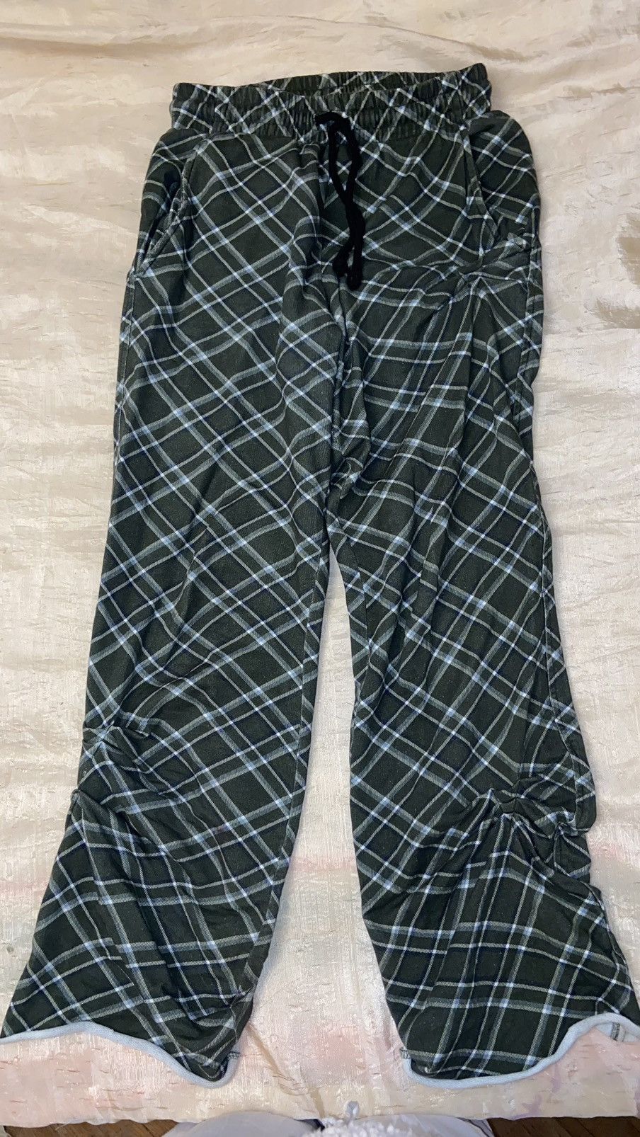 Dries Van Noten dries van noten vintage cotton green check pants Size 30" / US 8 / IT 44 - 1 Thumbnail