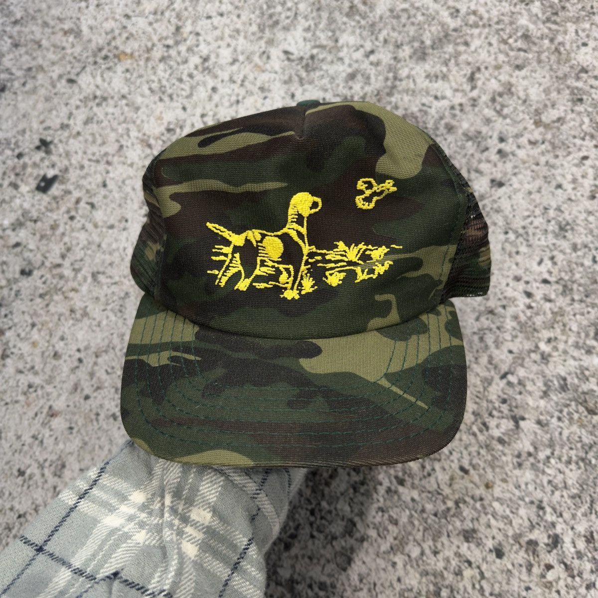 Vintage Vintage Camo Duck Hunt Trucker Hat Size ONE SIZE - 7 Thumbnail
