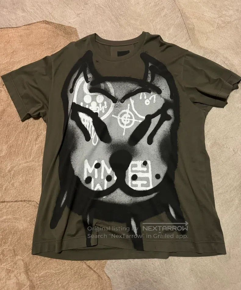 Givenchy Givenchy Chito Short Sleeve, MMW's Work, Military Green, L Size US L / EU 52-54 / 3 - 1 Thumbnail