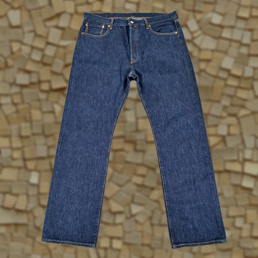 Levi's Levi's 501 Jeans Blue W38 L32 Regular Fit Straight Denim Mens Blue Regular Levi's 501 Series Vintage No Size US 38 / EU 54 - 1 Thumbnail
