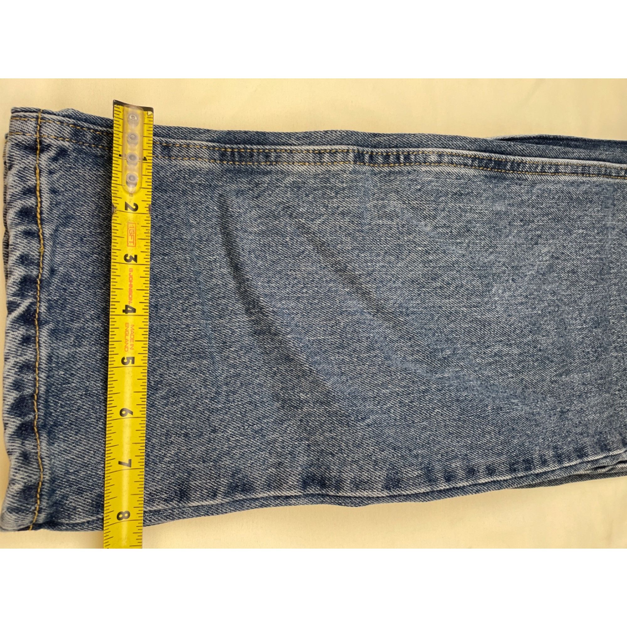 Lee Lee Men's Blue Jeans Relaxed Fit Straight Size 32W x 36L SKU Size US 32 / EU 48 - 5 Thumbnail