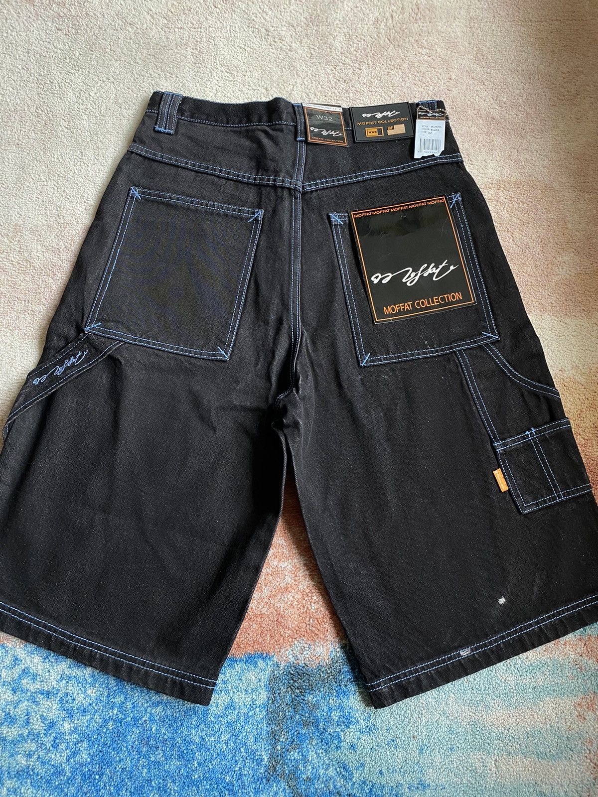 Crazy Deadstock Vintage JNCO Style Moffat Baggy Denim Shorts