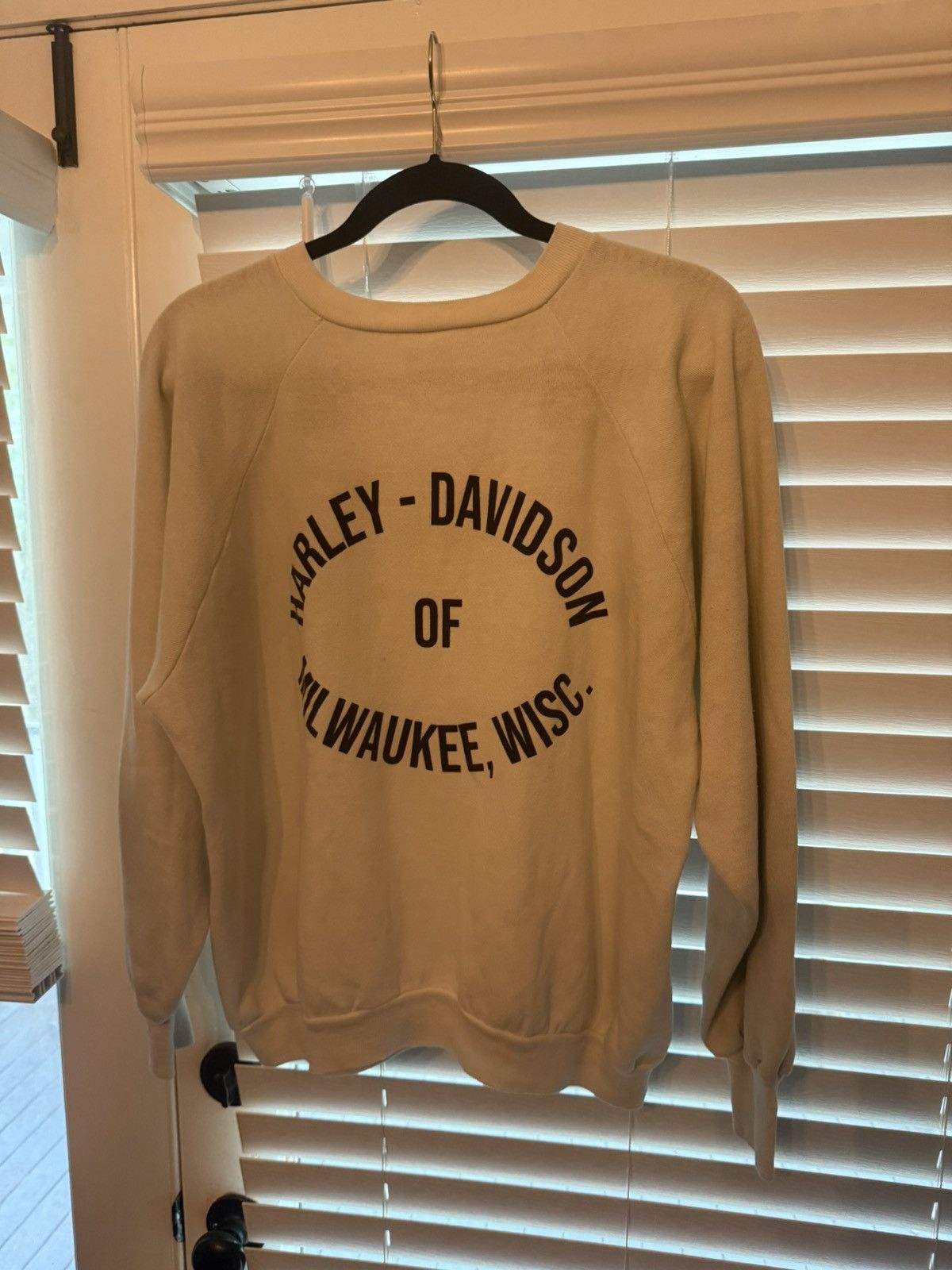 Harley Davidson Beautiful vintage Harley crew made in usa Size US XL / EU 56 / 4 - 2 Thumbnail