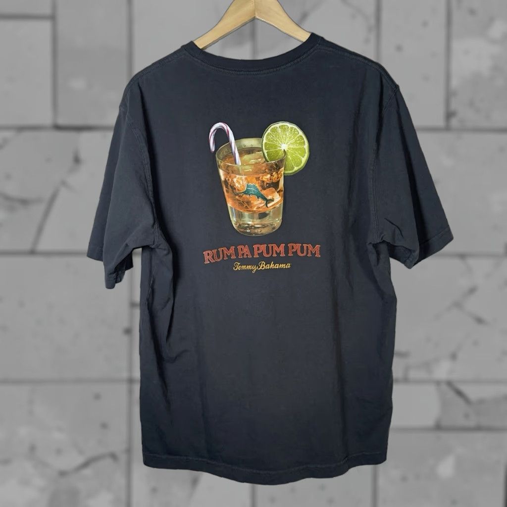 Tommy Bahama Tommy Bahama Gray Relaxed Fit Graphic T-Shirt Mens Size L 100% Cotton Size US L / EU 52-54 / 3 - 1 Thumbnail