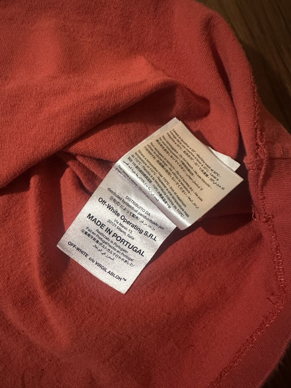 Off-White Off-White brushed diagonal tee Size US S / EU 44-46 / 1 - 6 Thumbnail