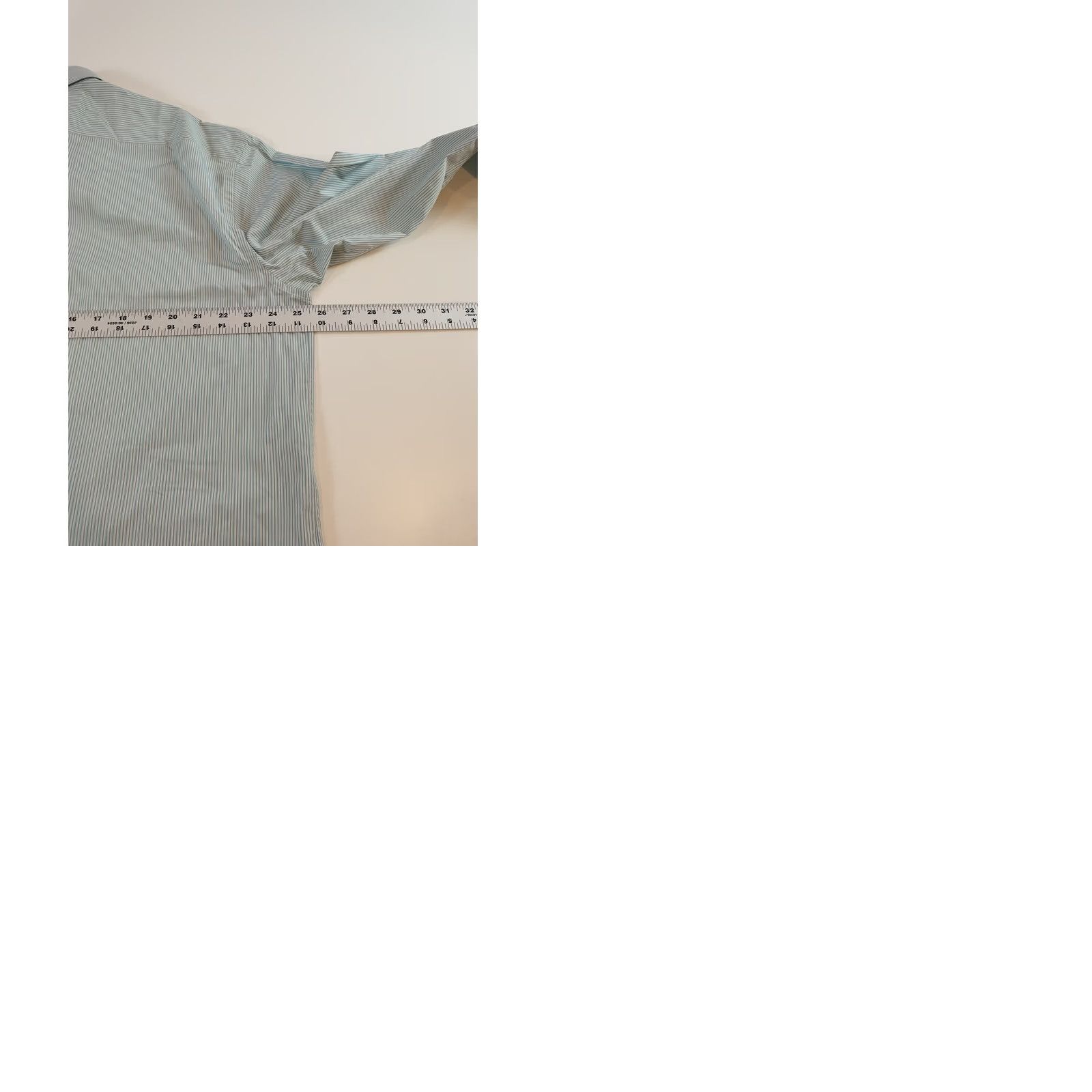 Brioni Brioni Shirt Mens 2XL Striped Button Up Dress Shirt Italy Made In Italy Blue Size 48R - 12 Thumbnail