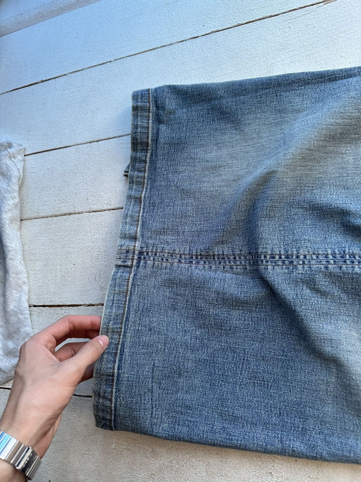Miss Sixty SEXY🚨 MISS SIXTY Y2K AVANT GARDE BLUE DENIM SKIRT Size 26" / US 2 / IT 38 - 3 Thumbnail