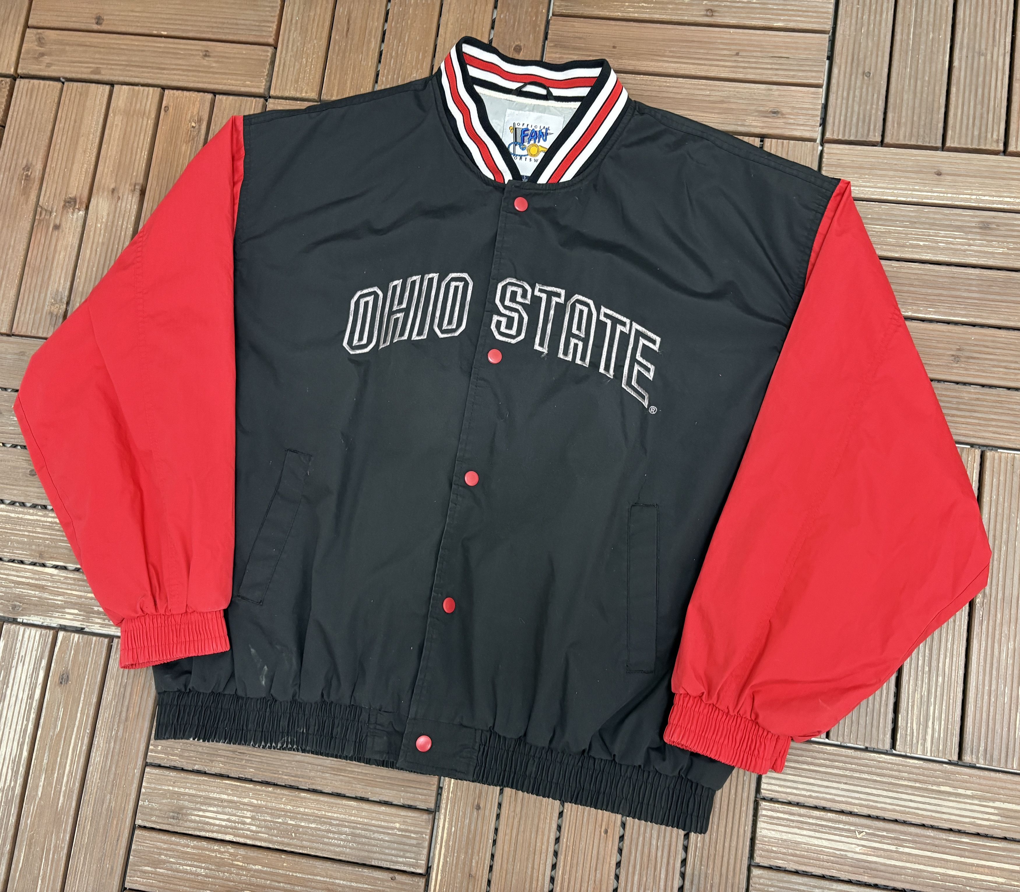 Vintage Ohio State Buckeyes Vintage Black Jacket Size US XL / EU 56 / 4 - 3 Thumbnail