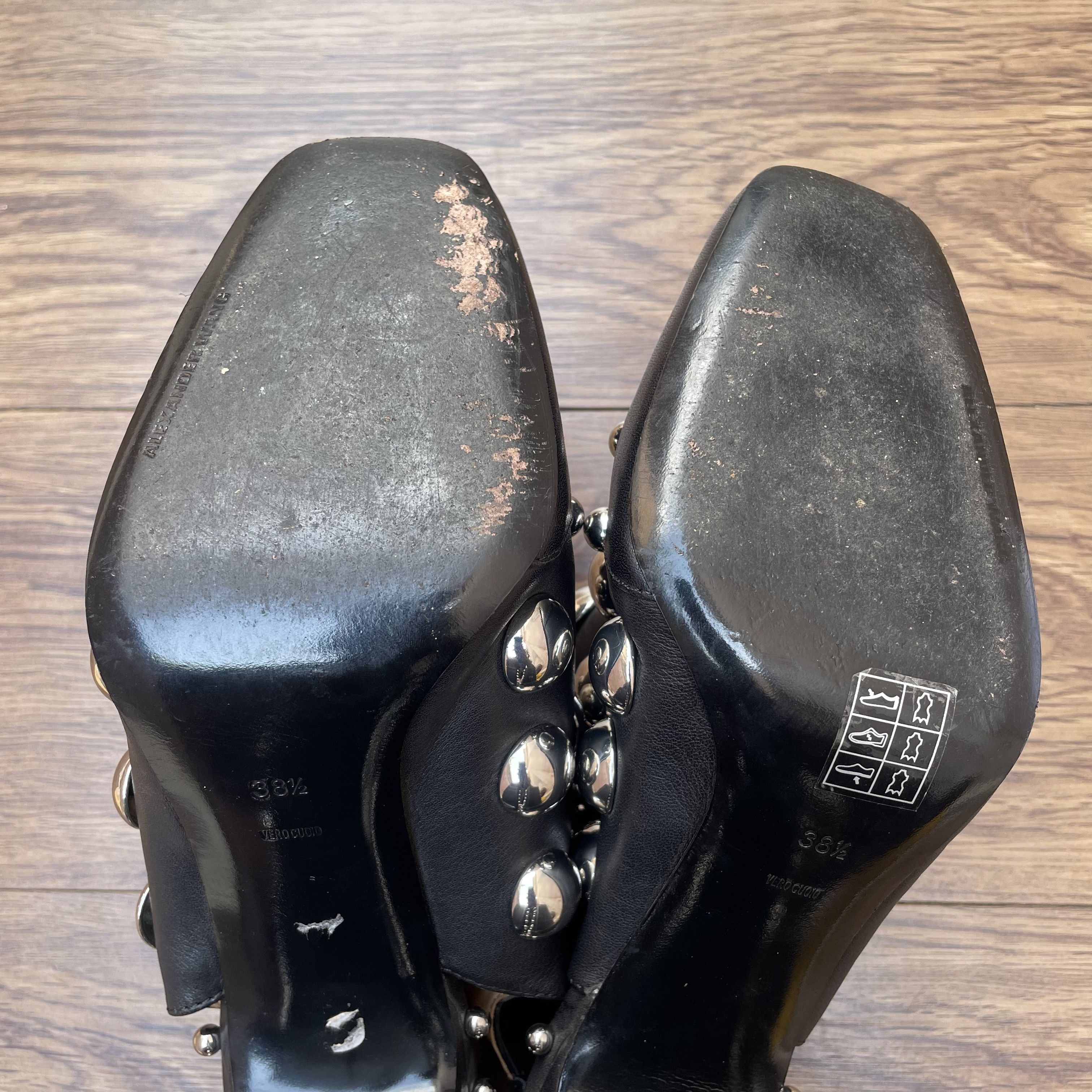 Alexander Wang Alexander Wang Ellery Studded Bootie Sandal Size US 8.5 / IT 38.5 - 13 Thumbnail