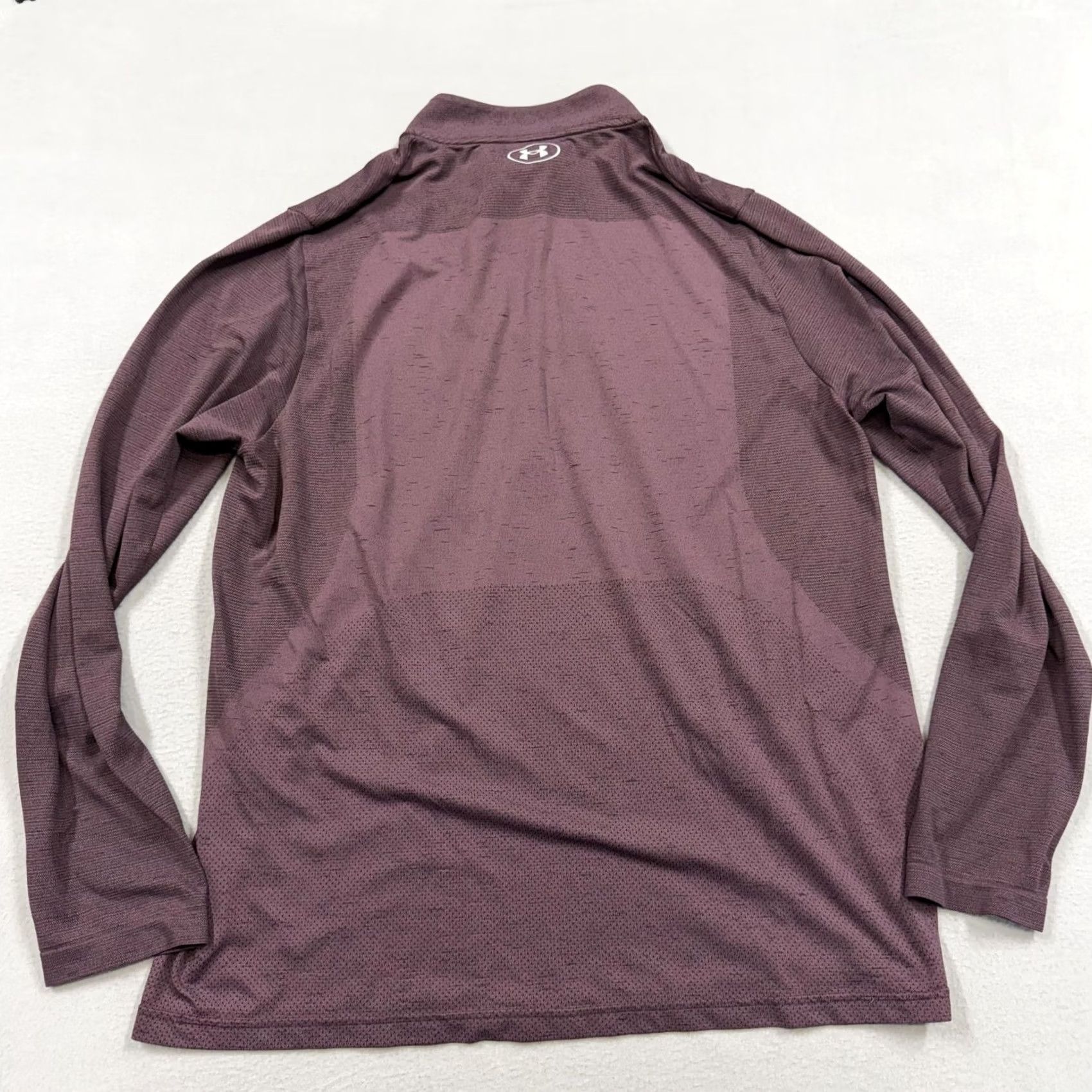 Under Armour Under Armour Pullover Mens 3XL Purple 1/4 Zip Long Sleeve Training Athletic Top Size US XXL / EU 58 / 5 - 4 Thumbnail