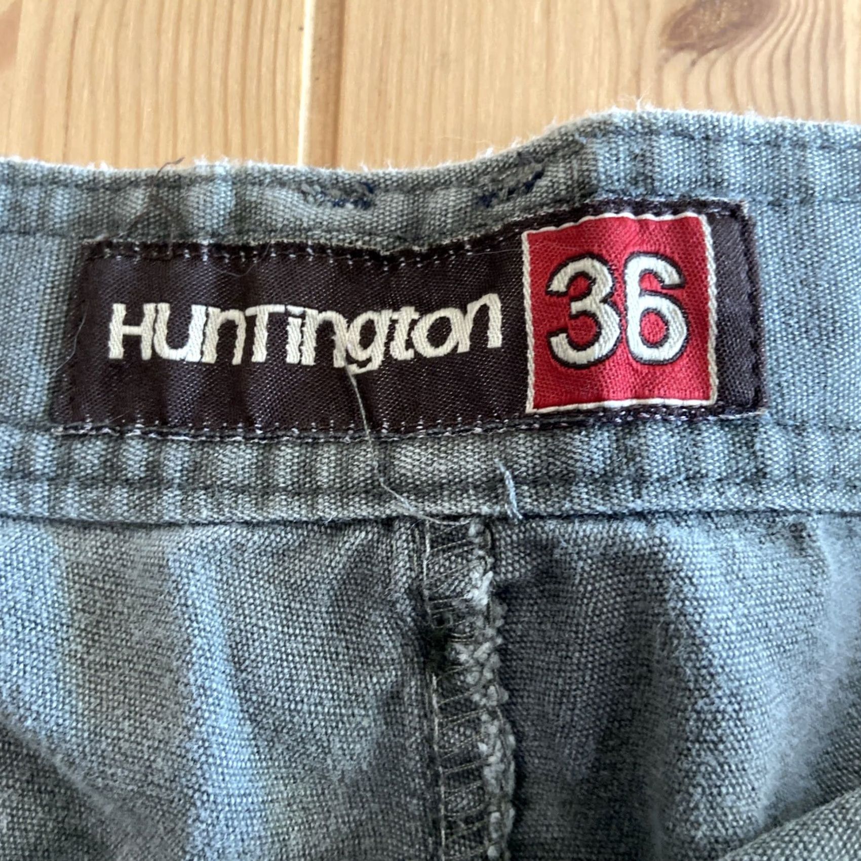 Vintage VINTAGE Huntington Cargo Shorts Green 36 Men Regular Cargo Pockets Surf Skate 90s 2000s Mens Size US 36 / EU 52 - 2 Thumbnail