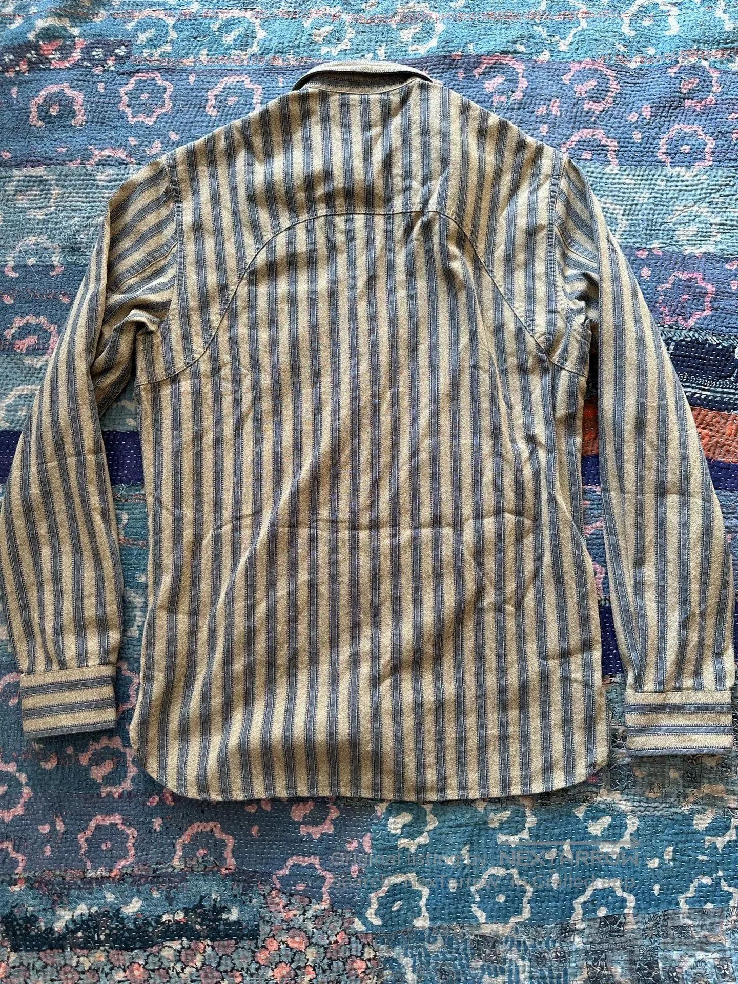 RRL Ralph Lauren rrl striped long sleeve shirt. Size US S / EU 44-46 / 1 - 5 Thumbnail