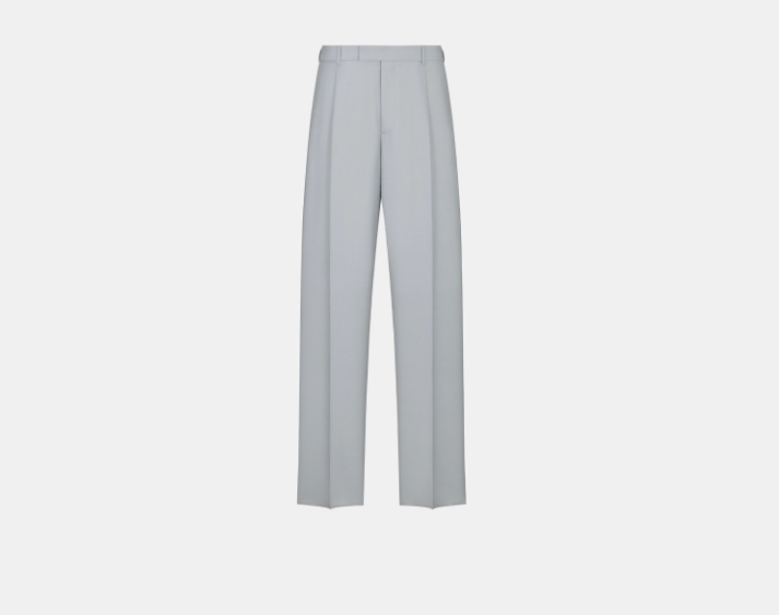 Dior o1w1db10525 413C10 Wide-Leg Pant in Gray Size US 30 / EU 46 - 1 Thumbnail