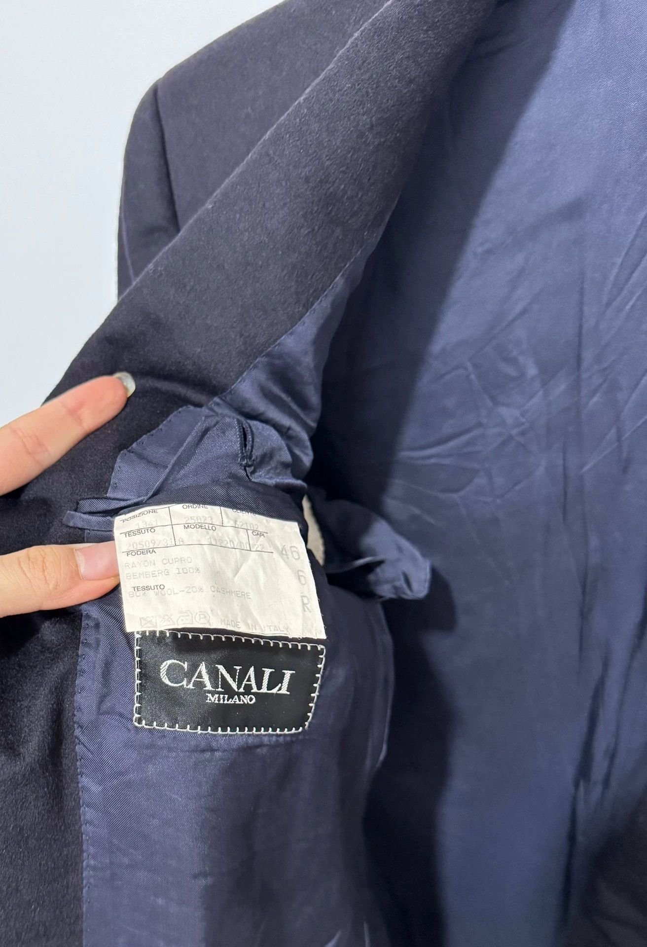 Canali Canali Loro Piana Wool Cashmere Blazer 46 Size 46S - 5 Thumbnail