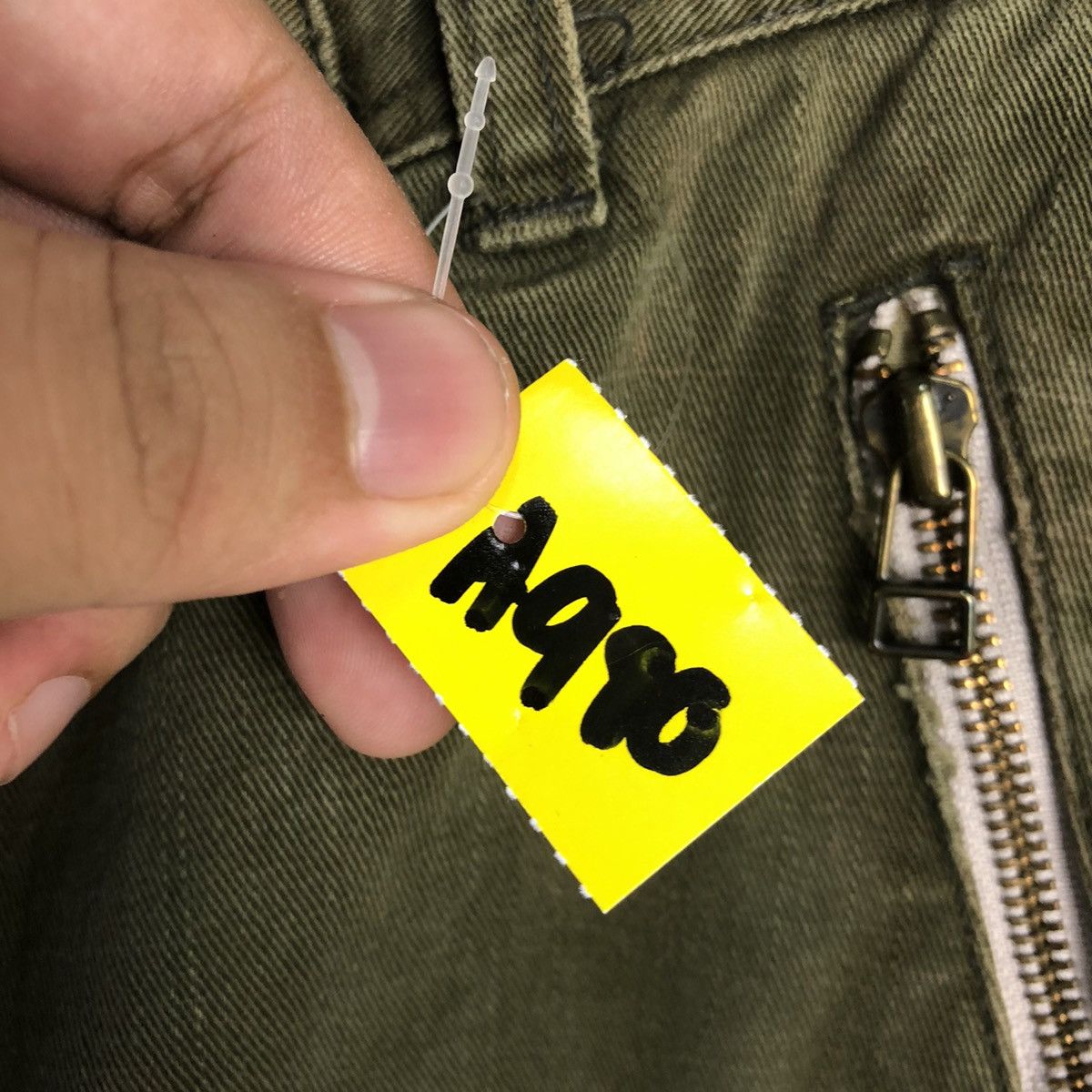 Japanese Brand Sonny Clouds Green utility Cargo Multipocket Pants #A980 Size US 29 - 11 Thumbnail