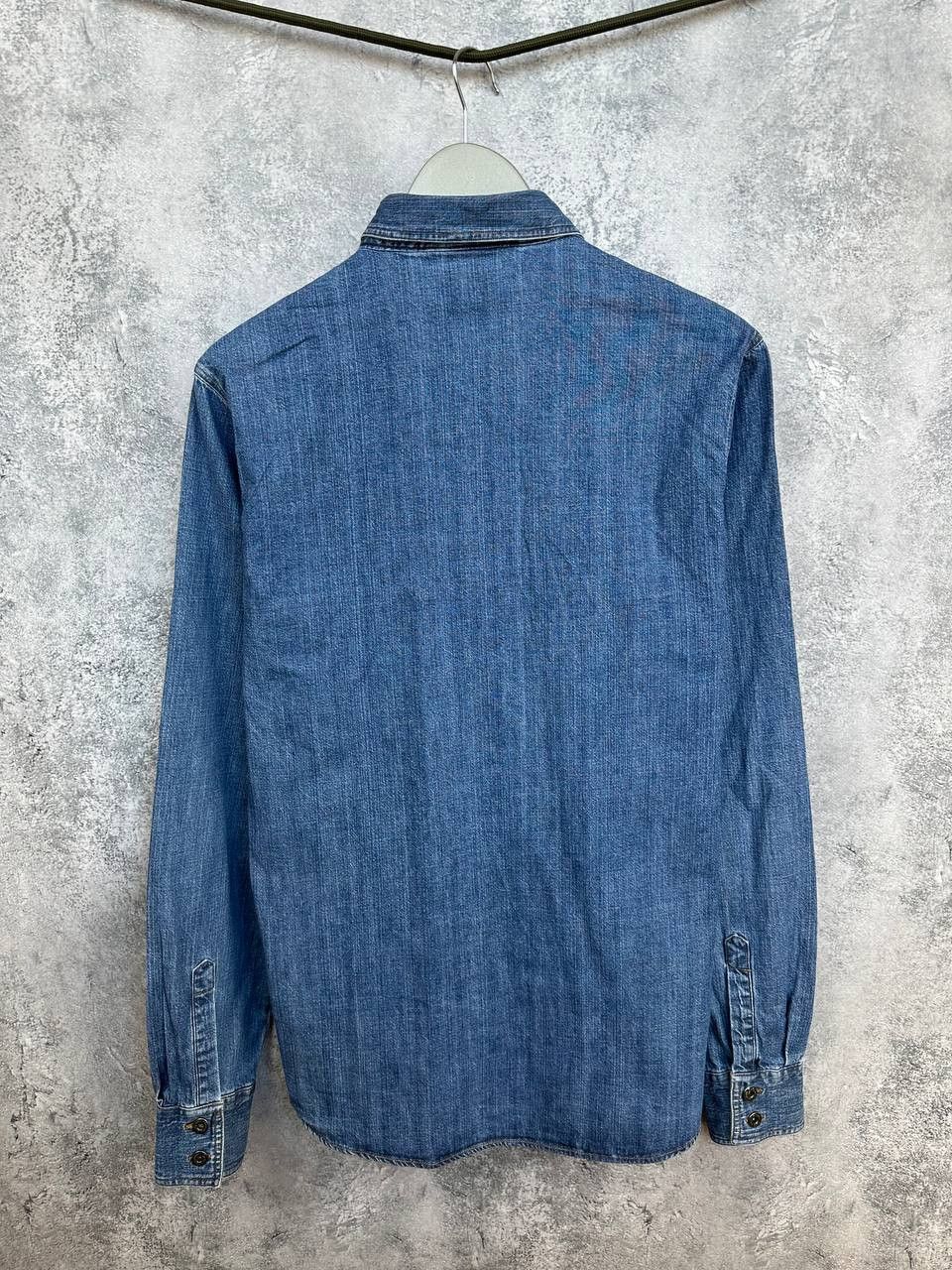 Dolce & Gabbana D&G Dolce & Gabbana Denim Shirt Vintage Logo Pocket Slim Fit Size US L / EU 52-54 / 3 - 2 Thumbnail