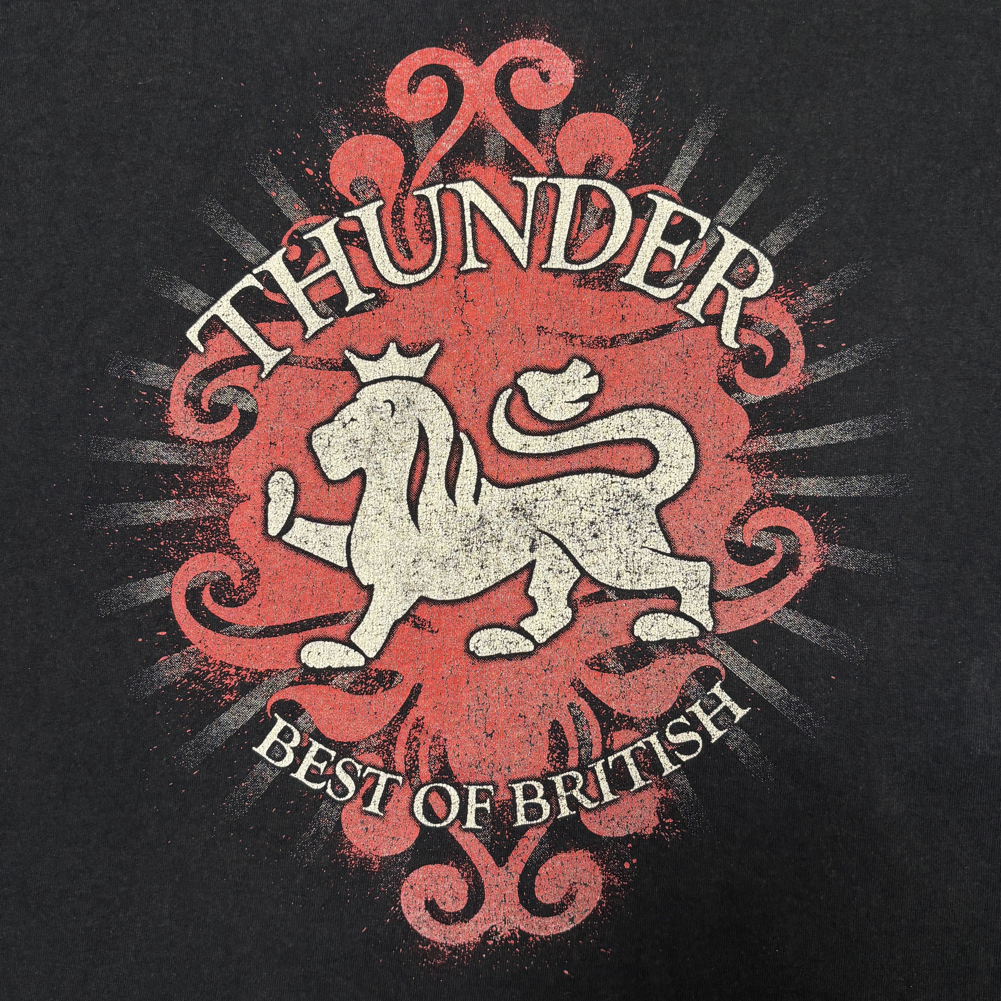 Band Tees Thunder Vintage Band T Shirt 00s Tour Def Leppard Whitesnake Size US XL / EU 56 / 4 - 4 Thumbnail