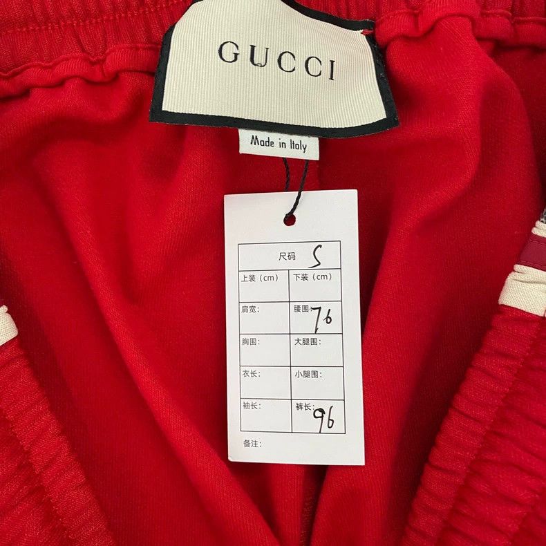 Gucci Gucci Size S Red side snake pattern old flower full print t Size US 30 / EU 46 - 2 Thumbnail